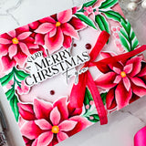 PINKFRESH STUDIO: Poinsettia Frame | Stamp