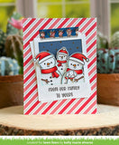 LAWN FAWN: Frosty Family Add-On | Stamp, Color Stencil, & Die Bundle