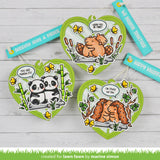 LAWN FAWN: Stitched Happy Heart Geo Frame Add-on | Lawn Cuts Die