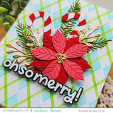 SPELLBINDERS:  Christmas Bird Poinsettia | Die