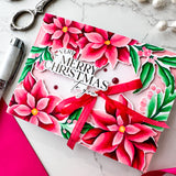 PINKFRESH STUDIO: Poinsettia Frame | Stamp