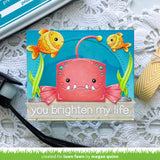 LAWN FAWN: Tiny Gift Box Anglerfish Add-on | Lawn Cuts Die