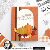 CONCORD & 9 th : Stitched Leaves Card Front | Die