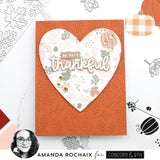 CONCORD & 9 th : Stitched Leaves Card Front | Die