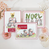 SPELLBINDERS:  House Mouse | Mistletoe Kiss | Stamp