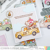 MAMA ELEPHANT:  Deliver By Truck | Stamp