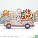 MAMA ELEPHANT:  Deliver By Truck | Stamp