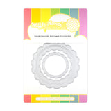 WAFFLE FLOWER:  Inside - Outside Scalloped Circle | Die