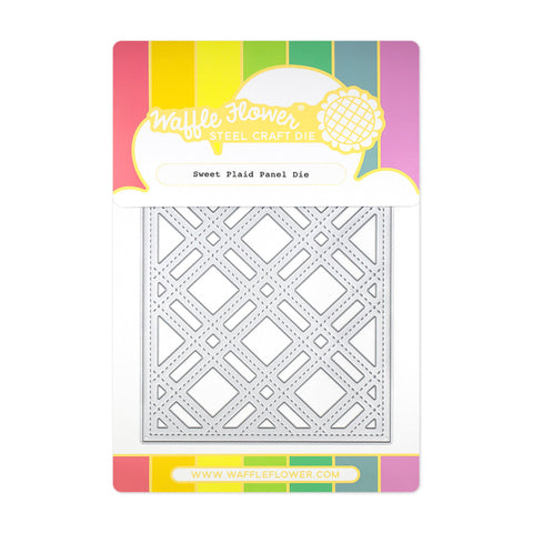 WAFFLE FLOWER: Sweet Plaid Panel | Die