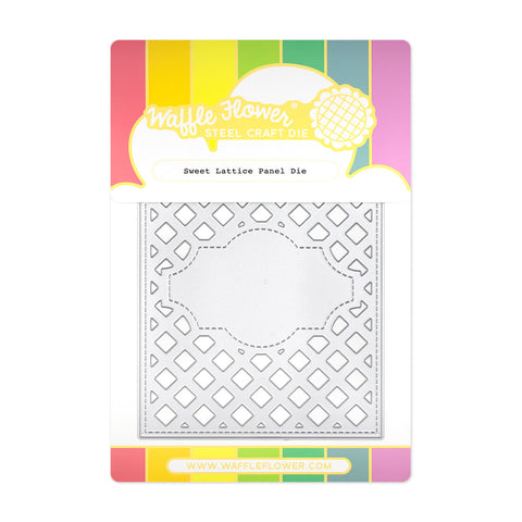 WAFFLE FLOWER: Sweet Lattice Panel | Die