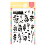 WAFFLE FLOWER: Wild Flower Silhouettes | Stamp