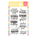 WAFFLE FLOWER: Birthday Wishes | Stamp