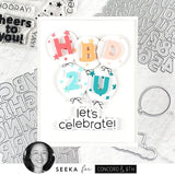 CONCORD & 9 th :  Bunch of Balloons | Stamp and Die Bundle