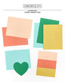 CONCORD & 9 th : Sunburst Card Front | Die