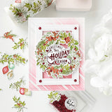 PINKFRESH STUDIO: Holiday Greetings Sentiments | Press + Hot Foil Plate