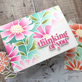 CONCORD & 9 th : Cheerful Flowers | Stencil Pack