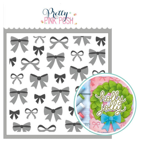 PRETTY PINK POSH: Bows | Layered Stencil 2PK