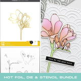 ALTENEW: Freesia | Stencil, Die & Hot Foil Plate Bundle