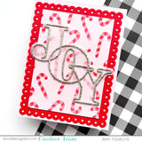 PRETTY PINK POSH: Candy Canes | Layered Stencil 2 PK