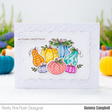 PRETTY PINK POSH:  Autumn Pumpkins | Stamp & Die Bundle