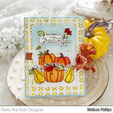 PRETTY PINK POSH:  Autumn Pumpkins | Stamp & Die Bundle