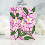 HONEY BEE STAMPS: Bold Backgrounds | Plumeria | Honey Cuts