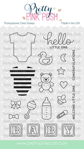 PRETTY PINK POSH:  Baby Basics | Stamp