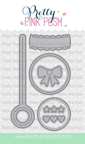 PRETTY PINK POSH: Baby Rattle Shaker | Die