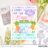 PRETTY PINK POSH:  Easter Words | Stencil