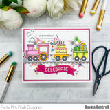 PRETTY PINK POSH:  Birthday Train | Stamp