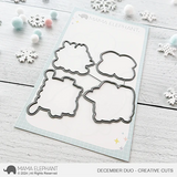 MAMA ELEPHANT: December Duo | Stamp and Creative Cuts Bundle