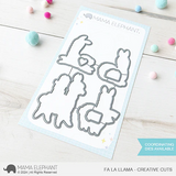 MAMA ELEPHANT: Fa La Llama | Stamp and Creative Cuts Bundle