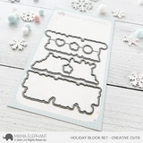 MAMA ELEPHANT: Holiday Block Set | Stamp and Creative Cuts Bundle