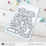 MAMA ELEPHANT: Like Family | Stamp and Creative Cuts Bundle