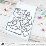 MAMA ELEPHANT: Little Agenda Ice Cream | Stamp and Creative Cuts Bundle