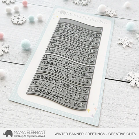 MAMA ELEPHANT: Winter Banners | Creative Cuts