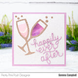 PRETTY PINK POSH: Champagne Flute Shaker | Die