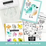 CONCORD & 9 th : Tweet Life | Stamp & Stencil Bundle