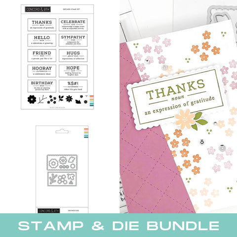 CONCORD & 9 th : Defined | Stamp and Die Bundle