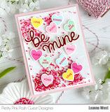 PRETTY PINK POSH:  Decorative Hearts | Stamp