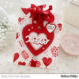 PRETTY PINK POSH:  Decorative Hearts | Stamp