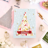 PINKFRESH STUDIO: Festive Foliage Tree | Press + Hot Foil Plate