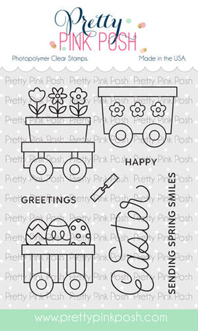 PRETTY PINK POSH:  Easter Train | Stamp