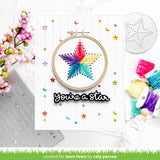 LAWN FAWN: Embroidery Hoop Star Add-on | Lawn Cuts Die