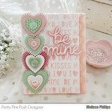 PRETTY PINK POSH:  Valentine Words | Stencil