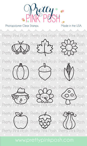 PRETTY PINK POSH:  Fall Icons | Stamp