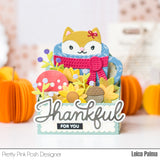 PRETTY PINK POSH: Thankful Script | Hot Foil Plate