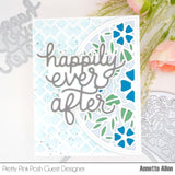 PRETTY PINK POSH:  Fancy Lattice | Stencil