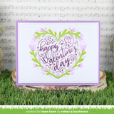 LAWN FAWN: Heart Wreath | Layering Stencils