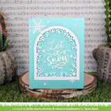 LAWN FAWN: Foiled Sentiments | Let it Snow | Hot Foil Plate